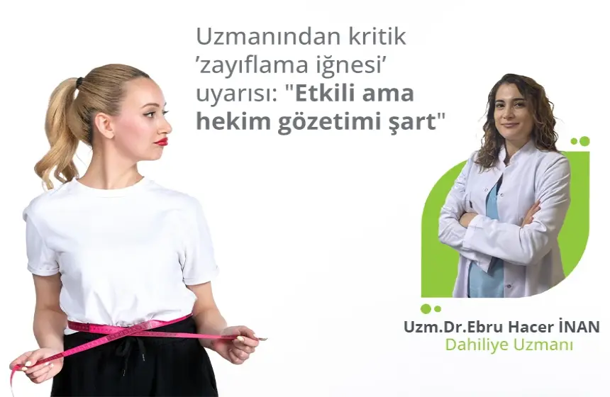 İhlas Haber Ajansı | Uzmanından kritik ’zayıflama iğnesi’ uyarısı: "Etkili ama hekim gözetimi şart"